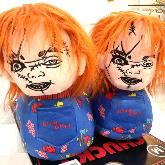 Chucky “Good Guys” Plush Slippers | Horror Movie House Shoes | Unisex Size 9/10 - Picture 15 of 16